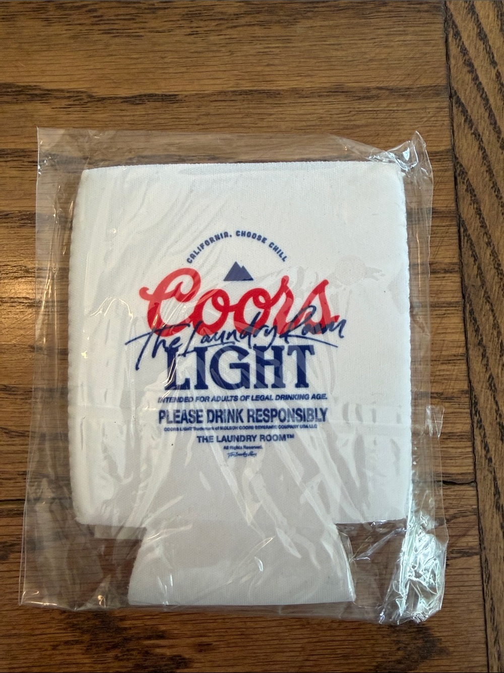 NWT - Trendy and Tipsy - White Can Cooler - Branded Beverage Koozie